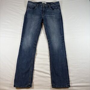 BKE Denim Jeans, Womens 31x31.5, Blue, Payton Universal Fit Mid Rise Straight